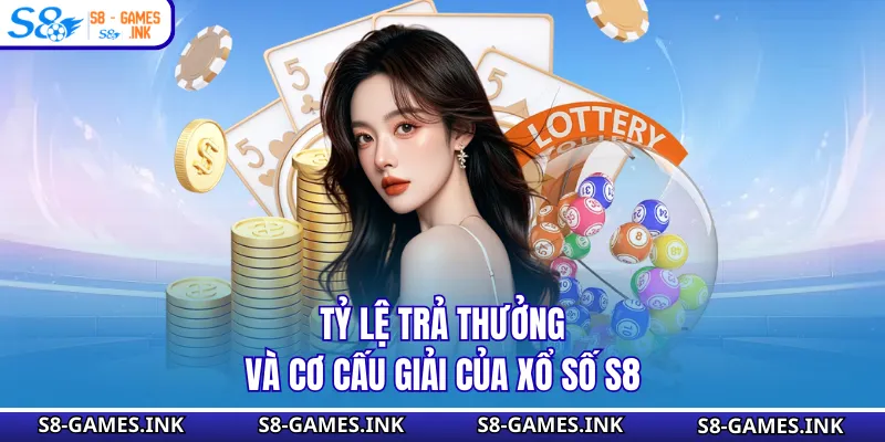 Tỷ lệ trả thưởng và cơ cấu giải của xổ số S8